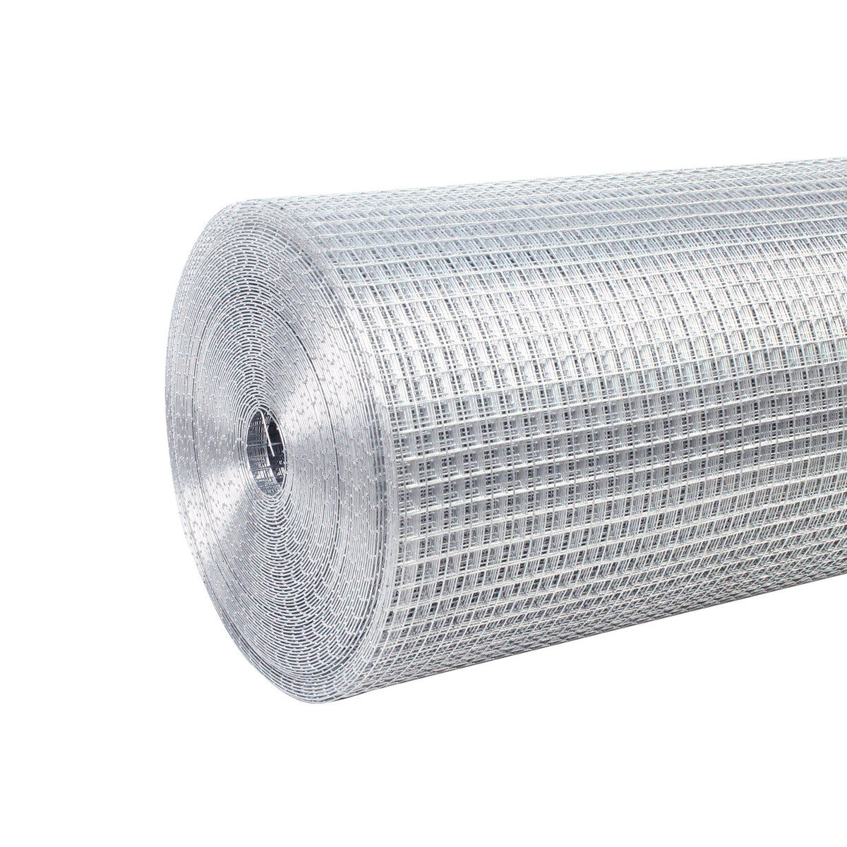 Galvanized Hardware Cloth Fence Roll with 1/2 Inch Mesh - Silver