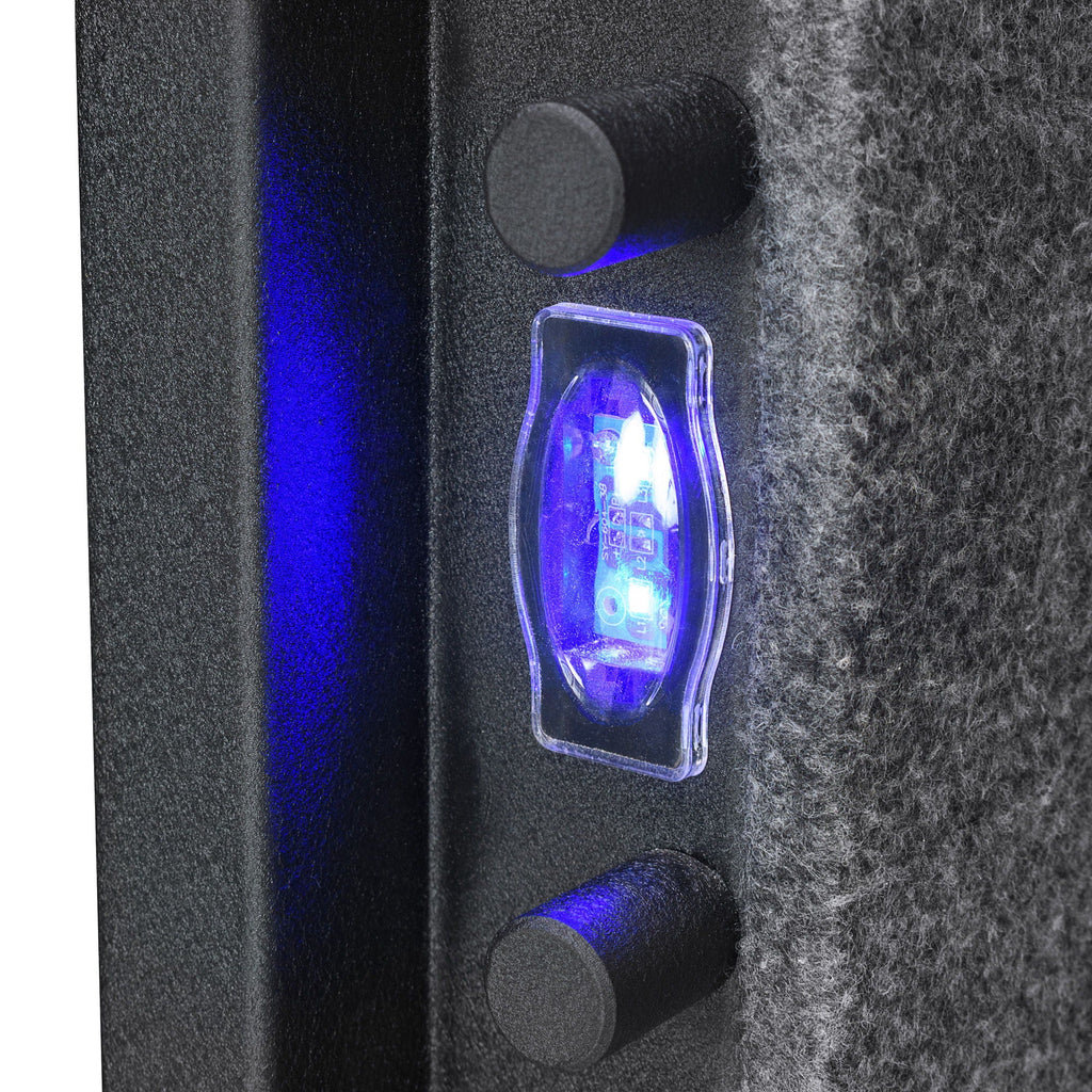 2.02 cu ft Biometric Keypad Fire Resistant Safe with Fingerprint Access - Black