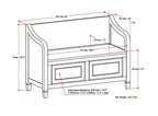 Connaught Storage Bench with Lift-Up Compartment - Multiple Colors