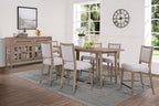 Counter Height Stools with Upholstered Seat - Sand (Set of 2)