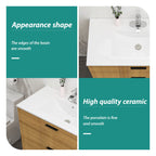 Premium Rectangular Vanity Top with Single Faucet Hole and Overflow - White