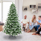 5FT Artificial Christmas Tree with White‑Tipped PE & PVC Mixed Tips