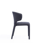 Conrad Dining Chair Set of 2 with Metal Frame - Multiple Colors