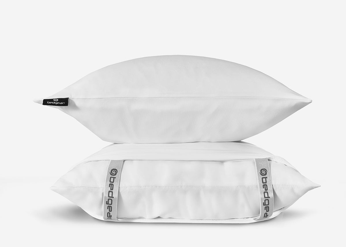 Ver-Tex King Pillowcase Set with Cooling Stretch Fabric - Bright White