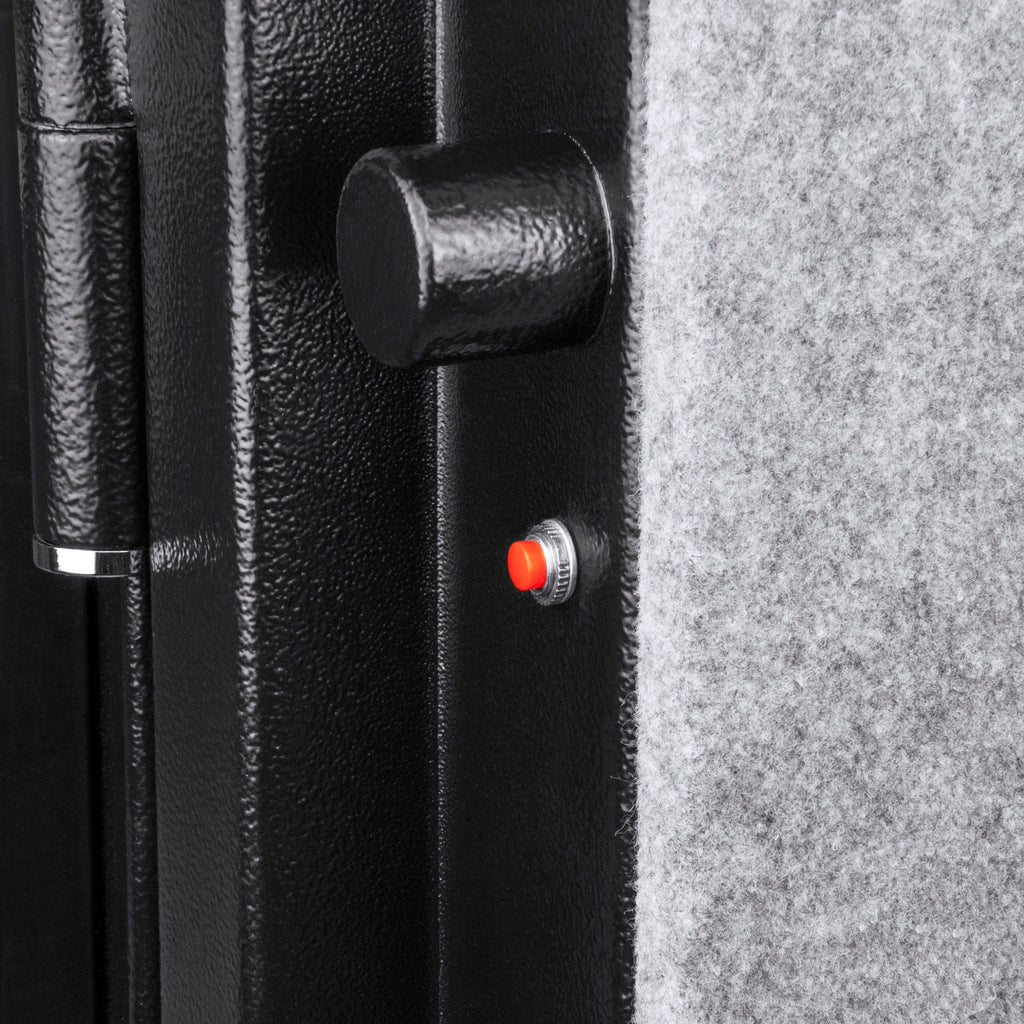 Fireproof Protection Safe Vault with Advanced Locking Mechanism - Black