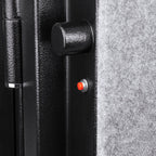 Fireproof Protection Safe Vault with Advanced Locking Mechanism - Black