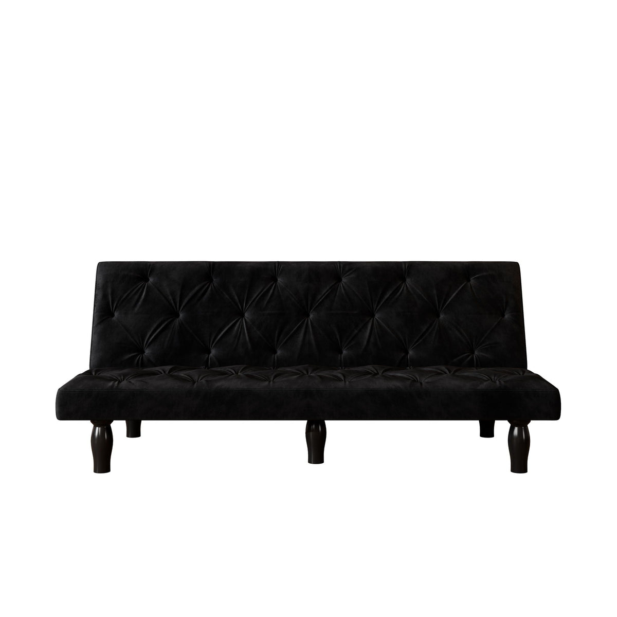 Sofa Bed With Adjustable Backrest with Premium Fabric – Black or Pink