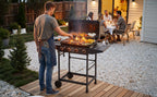 4 Burner Propane Gas BBQ Grill with Side Burner - Black