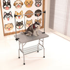 Folding Pet Grooming Table with Adjustable Arm - Multiple Colors