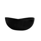 Freestanding Solid Surface Soaking Bathtub with Ergonomic Design – White or Black
