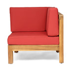 Brava X-Back Loveseat with Water-Resistant Cushions - Red or White