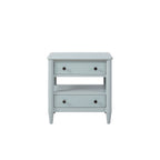 Open Nightstand With 2 Drawers