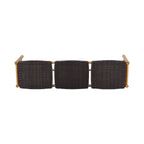 Cambria Rustic 3 Seater Bench - Teak