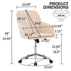 Adjustable Ergonomic Office Chair with Swivel Backrest Seat - Multiple Colors
