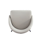Modern Vegan Upholstered Dining Chair with High-Density Foam - Beige, Gray, or White