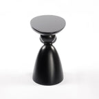 Lucky Stone Shaped Table with Sculptural Base – White, Black, or Gray