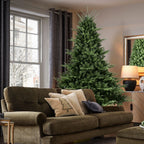 Full-Shaped 6 Ft Christmas Tree with 1673 PE/PVC Tips - Green