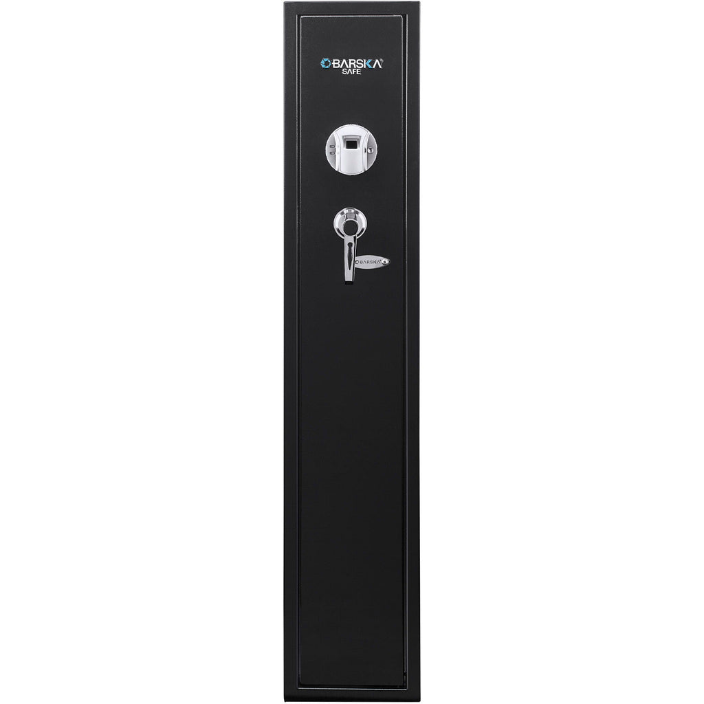 Biometric Rifle Safe with Fingerprint Access – Black