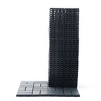 Interlocking Deck Tiles 44 Pack with Easy Installation - Dark Brown or Dark Gray
