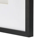 Architecture Wall Art Prints Set of 4 with Black Frame - White / Black