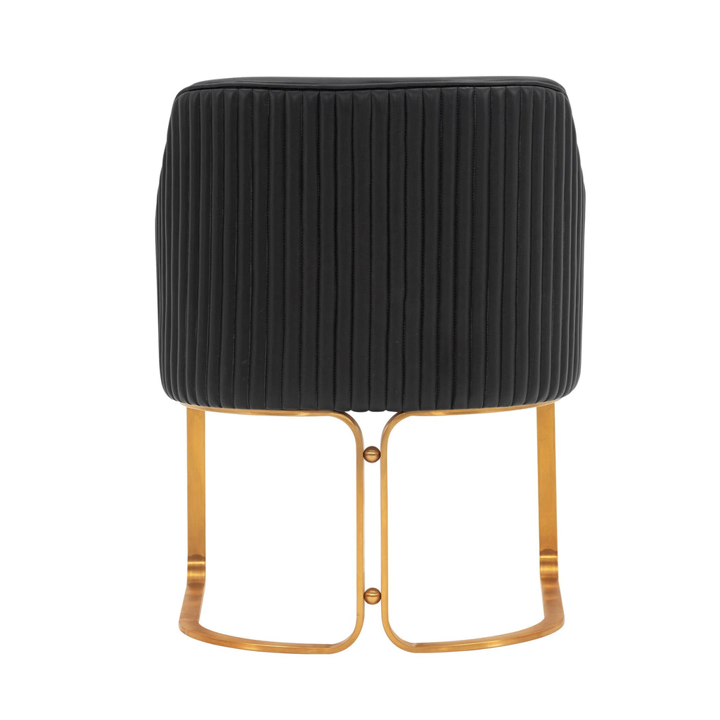 Modern Dining Chair with Solid Wood Frame - Dark Gray, Beige, or Black