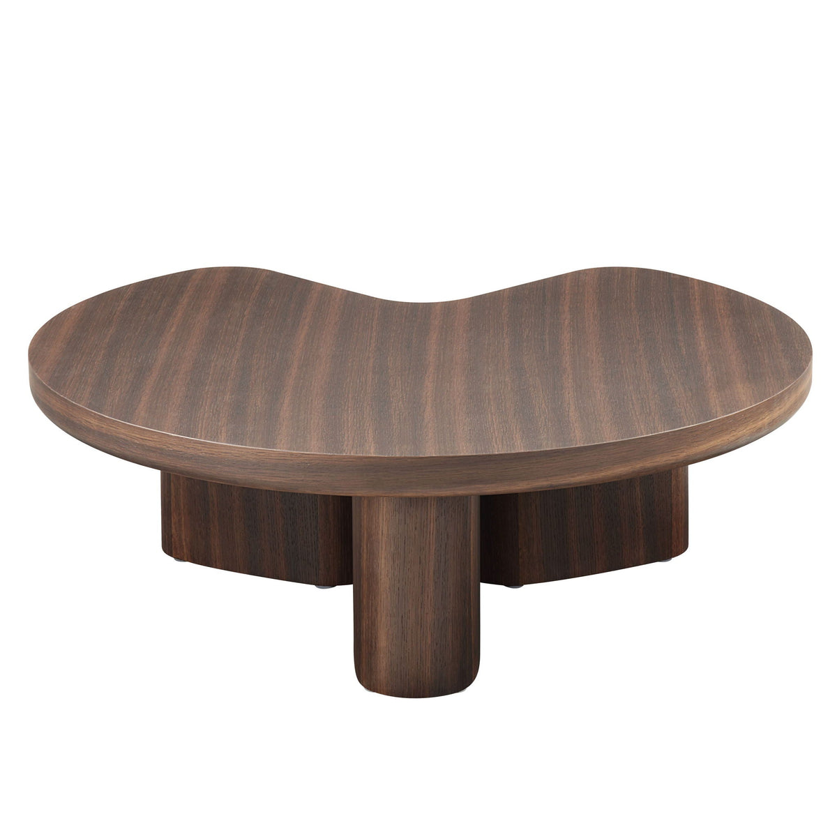 Brown Oak Coffee Table with MDF & Oak Veneer - 35" Square