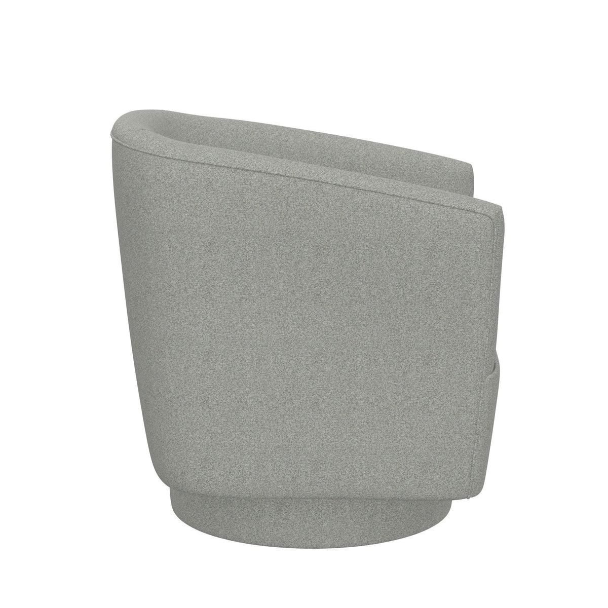Fabric Swivel Accent Chair with Compact Design - Light Blue, Dark Green, White, Gray, Blue