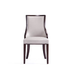 Grand Dining Chair Set with Solid Beech Wood Frame - Beige or Gray