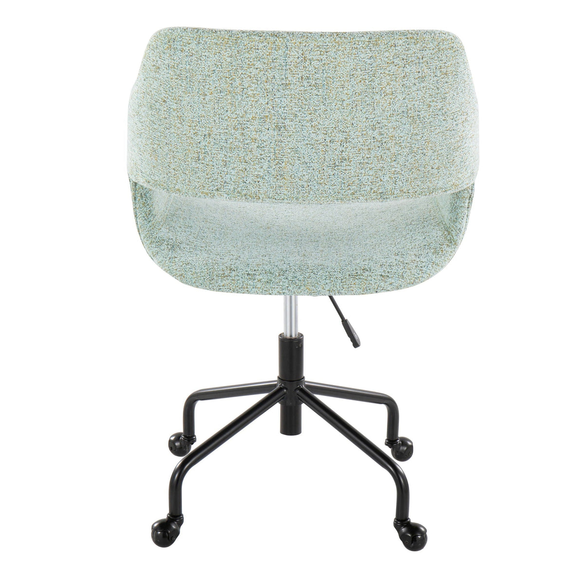 Contemporary Adjustable Office Chair with Cushioned Seat - Multiple Colors