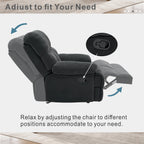 Modern Manual Rocker Recliner Chair