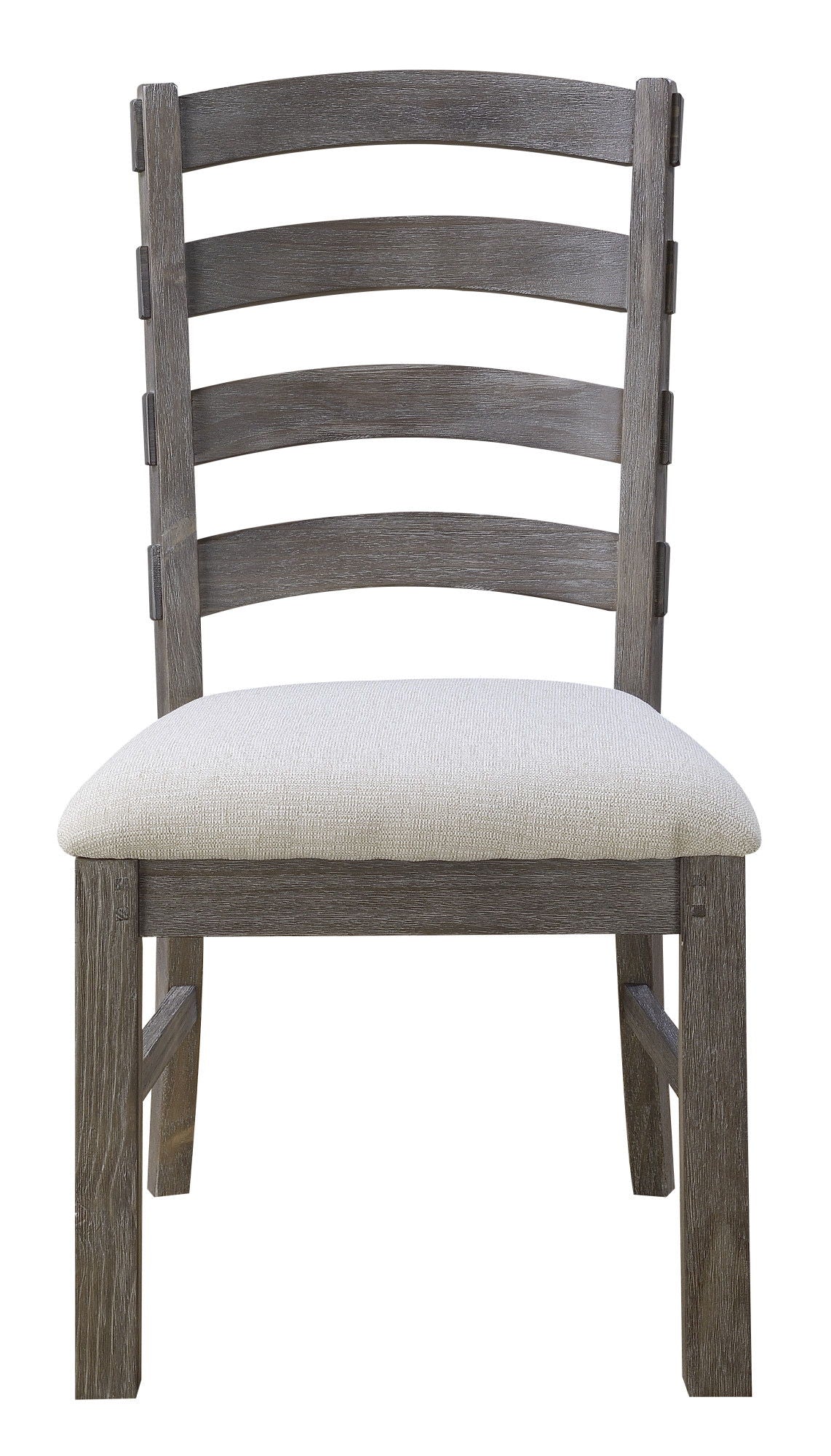Upholstered Dining Chairs Set of 2 with Wood Frame - Brown