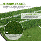 5'x4' Golf Hitting Mat with Guide Line - Heavy Duty Turf Practice