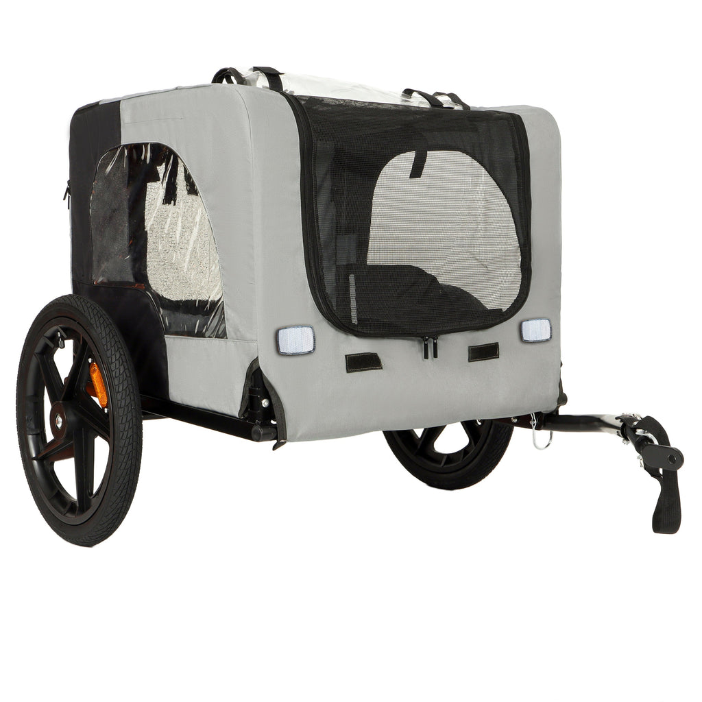 Outdoor Heavy Duty Collapsible Pet Bike Trailer