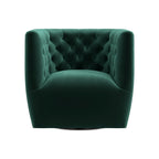Ergonomic Design Swivel Chair with Tufted Accent - Multiple Colors
