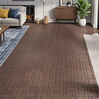 Interlocking Deck Tiles with Anti-Slip Surface - Dark Gray or Dark Brown