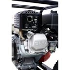 Honda GX160 Engine Water Pump 3" with Accessories Kit and Handle Wheel Kit - Black/Red