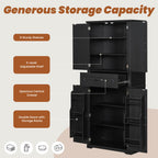 Bathroom Storage Cabinet with Multi-Functional Storage Space