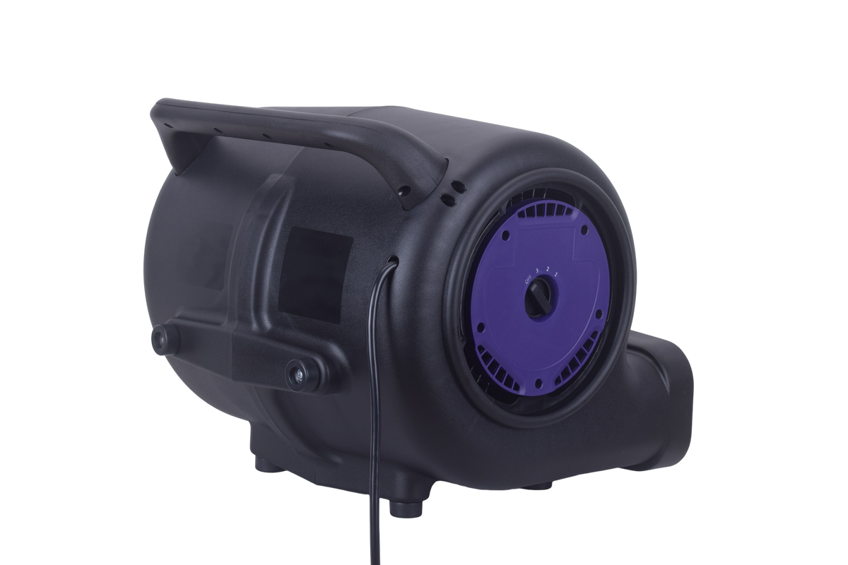 1/2 HP Air Mover with High Power - Black