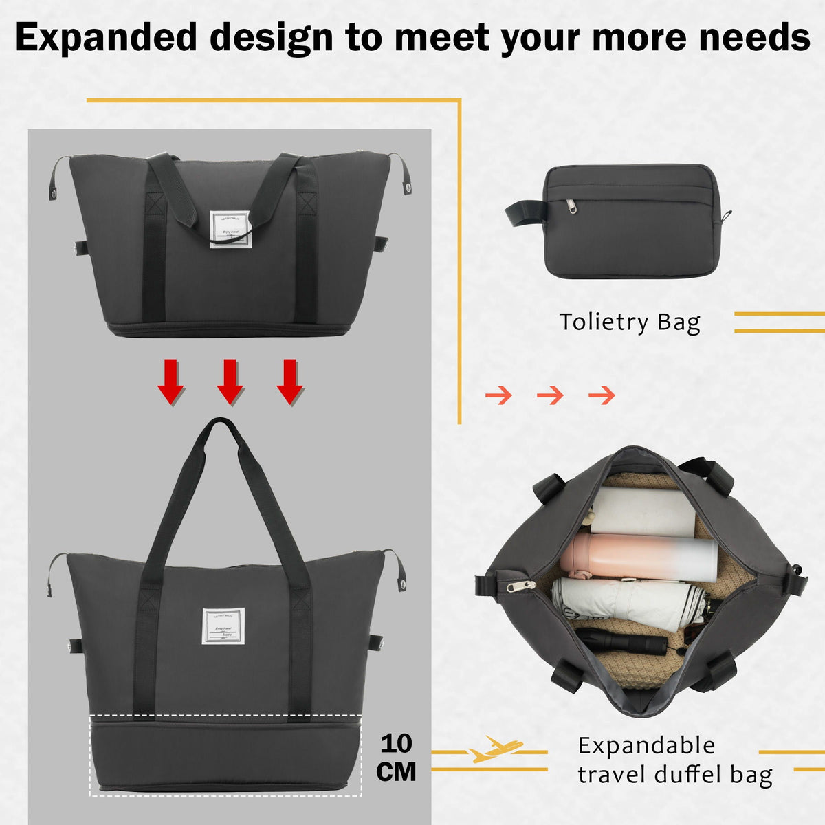 Expandable 2 Piece Luggage Set with TSA Lock and Spinner Wheels - Multiple Colors