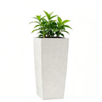 Indoor Outdoor Planter with Automatic Watering System - Dark Brown, Black, or White