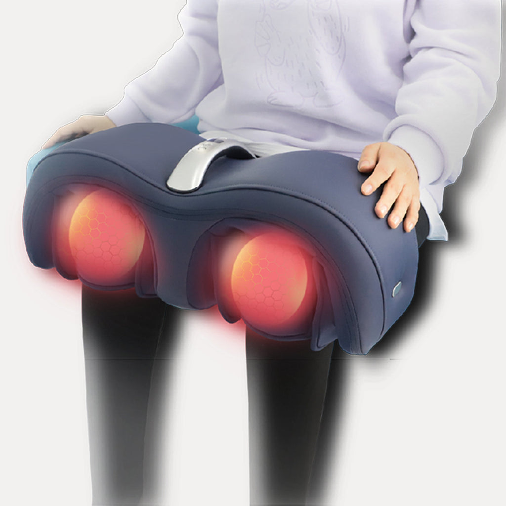 Air Pressure Knee Massager with Adjustable Heat - Dark Blue
