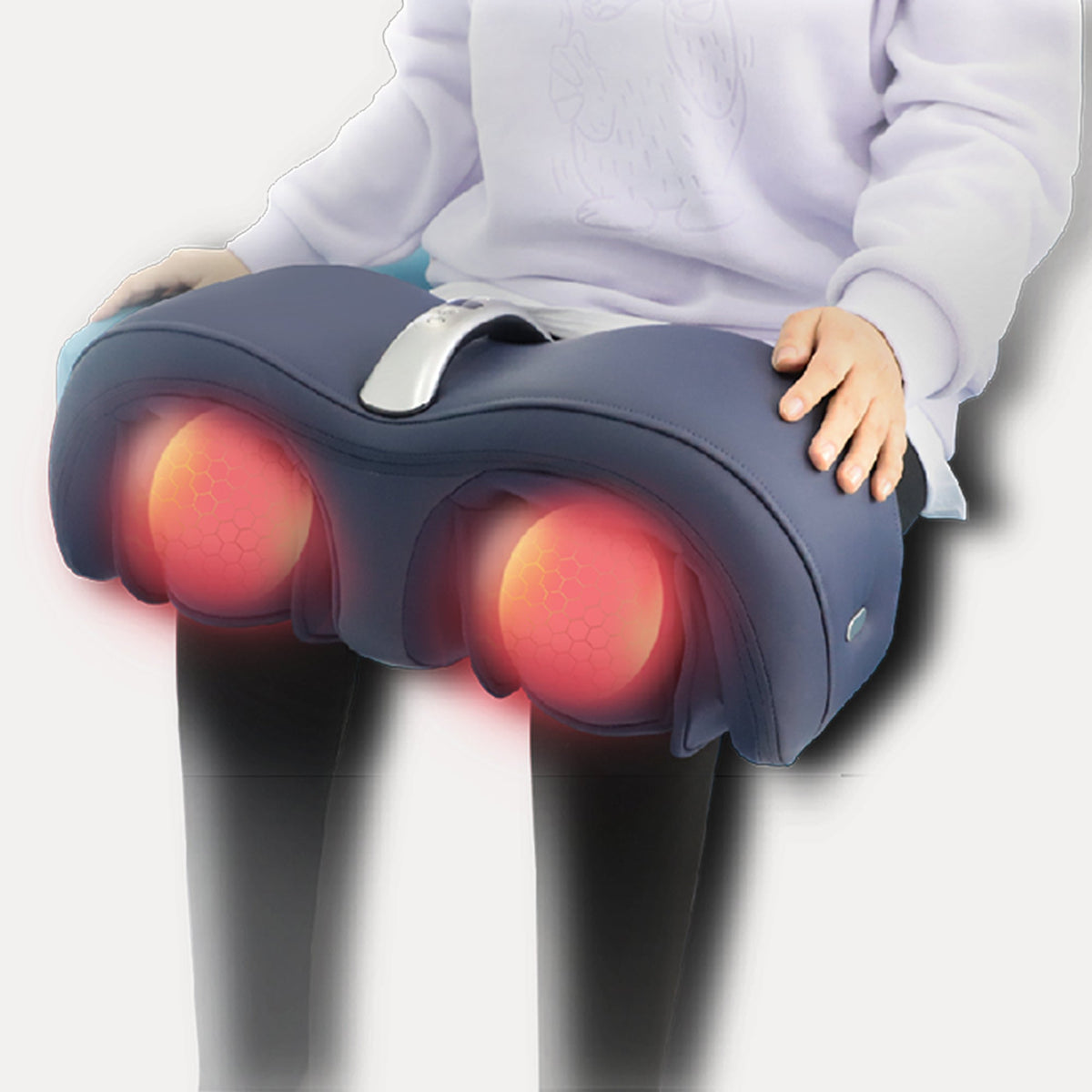 Air Pressure Knee Massager with Adjustable Heat - Dark Blue