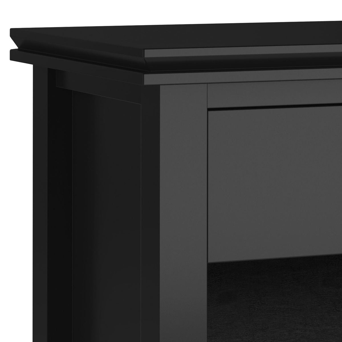 Handcrafted Bedside Table with Drawer and Shelf - Multiple Colors