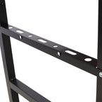 Portable Folding Work Table with Measuring Tape and Angle Finder - Black