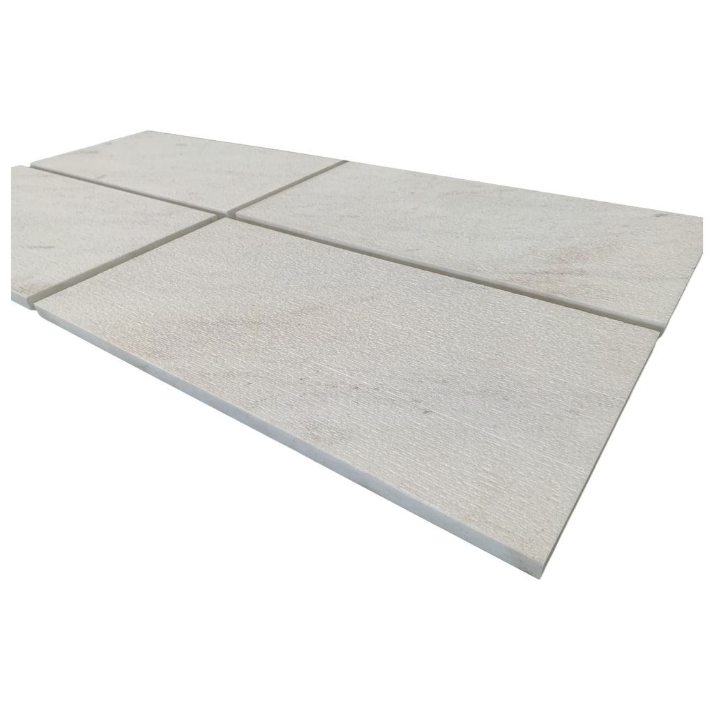 Textured 3D Decorative Tiles with Polished Marble Surface - Yellow, Gray, or White
