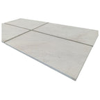 Textured 3D Decorative Tiles with Polished Marble Surface - Yellow, Gray, or White
