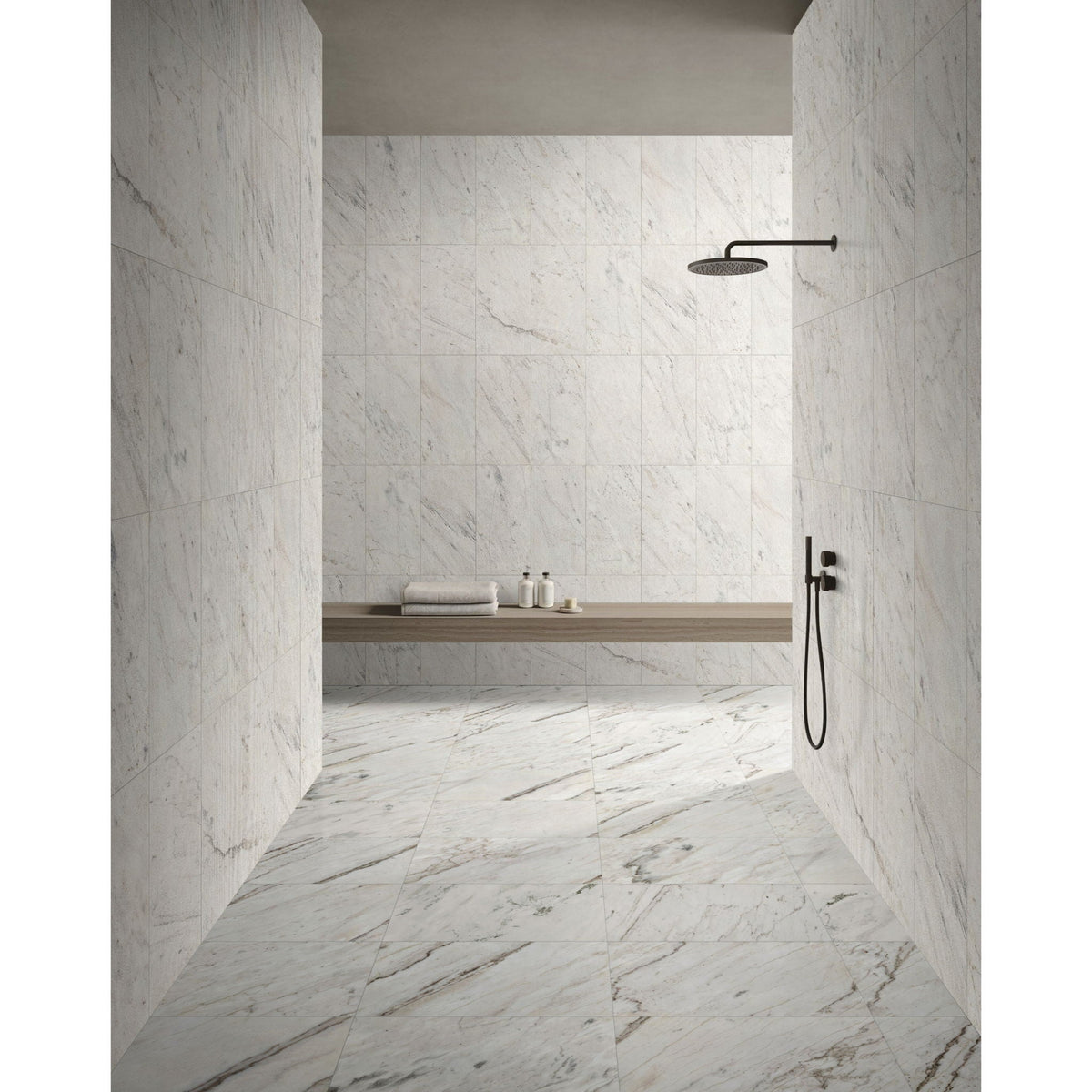 Textured 3D Decorative Tiles with Polished Marble Surface - Yellow, Gray, or White