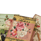 Multi-Color Book Boxes Set of 4 with Elegant Floral Design