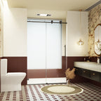 Frameless Single Sliding Soft Close Shower Doors