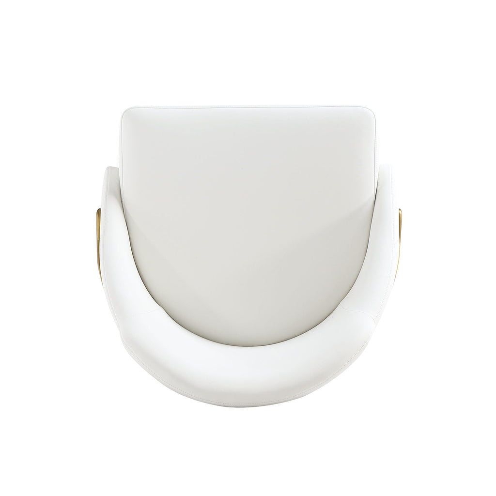 Upholstered Dining Chair with High-Density Foam - Beige, Gray, or White